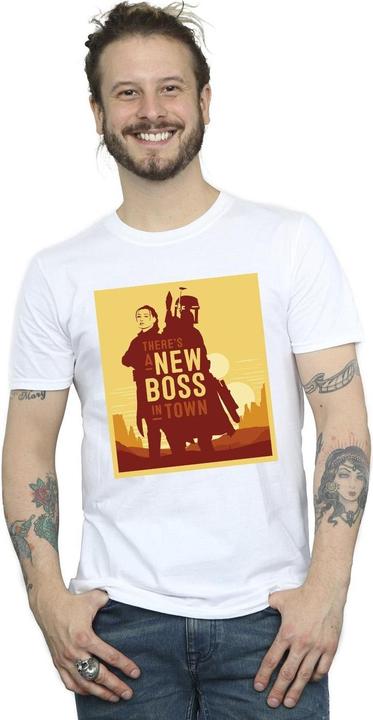 Image du produit Star Wars - T-shirt THE BOOK OF BOBA FETT NEW BOSS SUN SILHOUETTE - Homme (XXL)