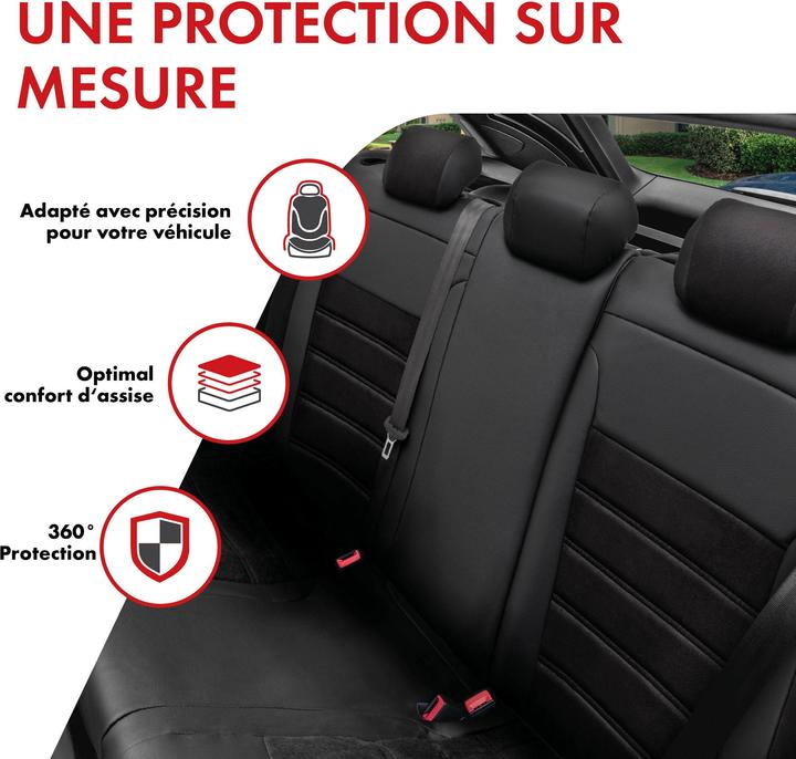 Immagine prodotto Walser Coprisedile per Seat Leon (5F1) 09/2012-oggi, 1 coprisedile posteriore