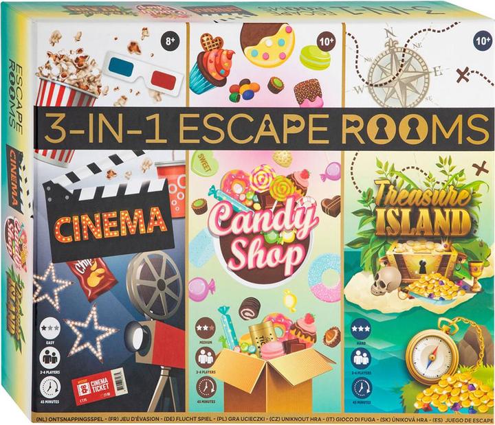Immagine prodotto Grafix Gioco Escape Room 3 in 1