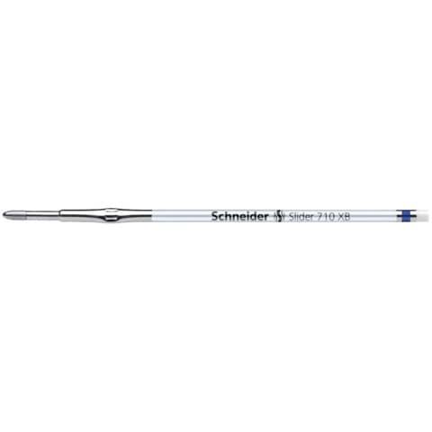 Produktbild Schneider Kugelschreibermine Slider 710 Kugelschreiber Slider Xite 0,7mm XB blau Slider 710 XB dokumentenecht (Nachfülleinheit, Blau, 0.70 mm)