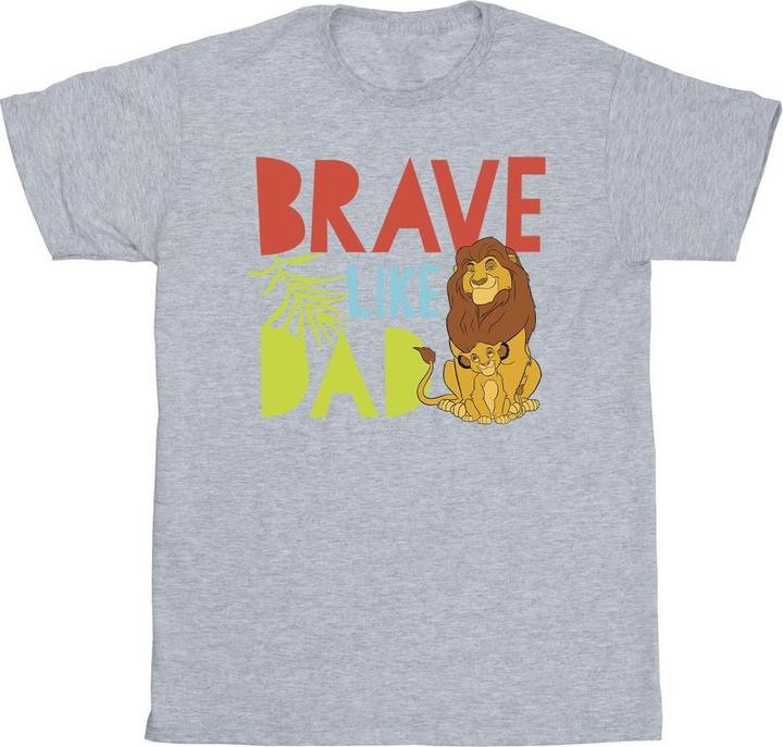 Image du produit Disney - T-shirt THE LION KING BRAVE LIKE DAD - Homme (L)