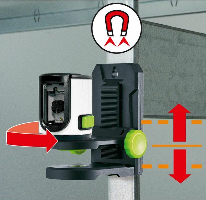 Actual product image Laserliner EasyCross-Laser Green Set Cross line laser self-levelling