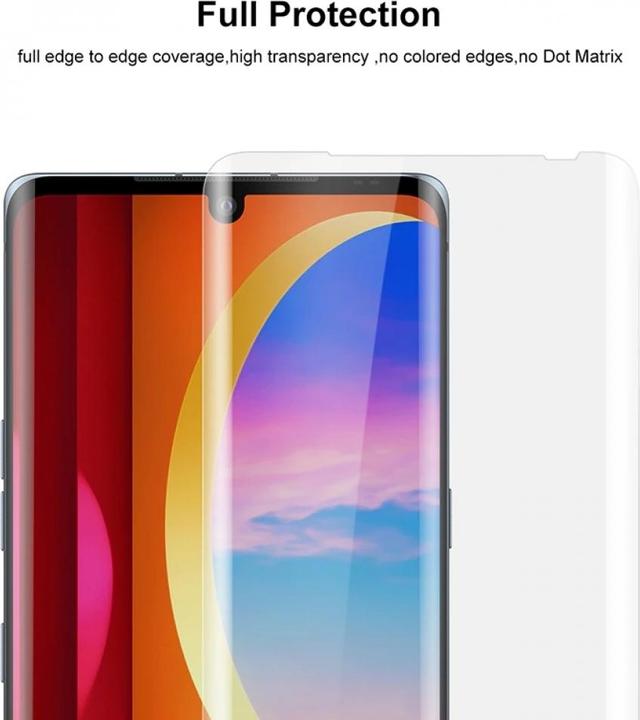 Produktbild G-Case LG Wing Nano Optics Curved Glas Liquid UV Anti Blue Light Panzerglas (1 Stück, LG Wing)