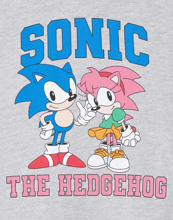 Immagine prodotto Sonic The Hedgehog Felpa con cappuccio Sonic & Amy Collegiate Girls (128)