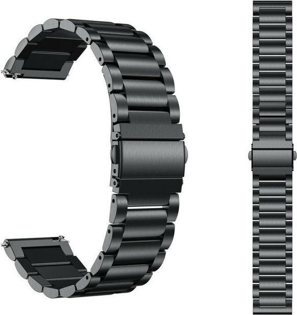 Produktbild MU Style Link Series Edelstahl Ersatz Armband (22 mm, Echtleder)