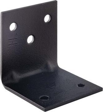 Produktbild Simpson Sst Simpson 10 Winkel 40x40x40 schwarz mit Schrauben (Winkelverbinder, 1 Stk.)