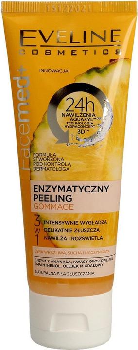 Eveline Facemed+ Entymatic Peeling Into Dry. Sensitive And Capillary Skin Gommage 50Ml (Peeling, 75 ml)