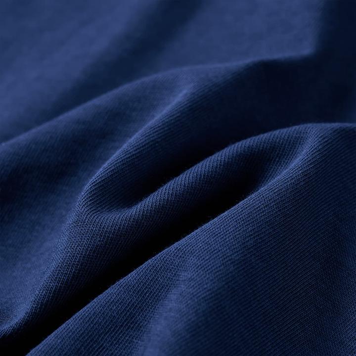 Immagine prodotto VidaXL Camicia da bambino a maniche lunghe blu navy 128,Materiale: 100 (128)