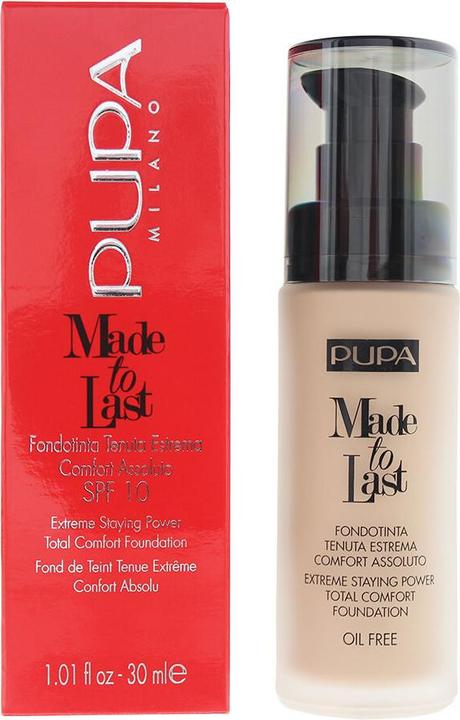 Produktbild Pupa Milano Made To Last Foundation (030 Natural Beige)