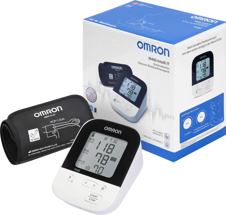 Actual product image Omron M400int It Hem7155td, 1 pc (Blood pressure monitor upper arm)