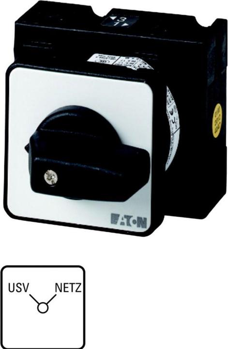 Eaton T3-2-15542/E Changeover switch 098826 Kont4 32A UPS-NETZ 90° latching Installation