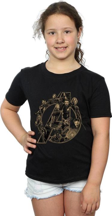 Immagine prodotto Avengers Infinity War Logo Maglietta Ragazze (128)