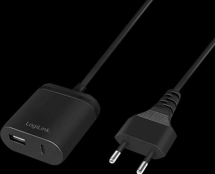 Produktbild LogiLink USB-Adapterstecker mit Festkabel (12 W)