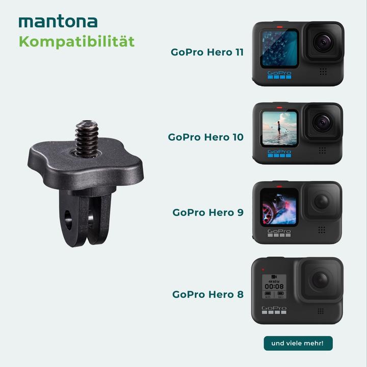 Actual product image mantona 20233 - Rack accessories (GoPro HERO8 Black)