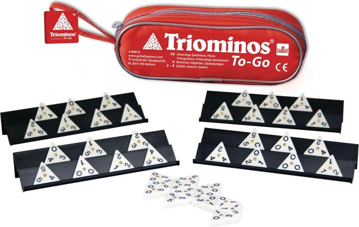 Produktbild Goliath Toys Triominos To Go (Portugiesisch, Dänisch, Deutsch, Englisch, Französisch, Niederländisch)