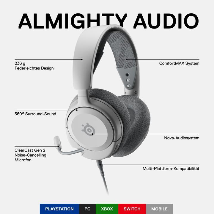 Produktbild SteelSeries Arctis Nova 1P (Kabelgebunden)