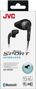 Immagine prodotto JVC Cuffie HA-EN15W Sport IE nero (6.50 h, Senza fili)