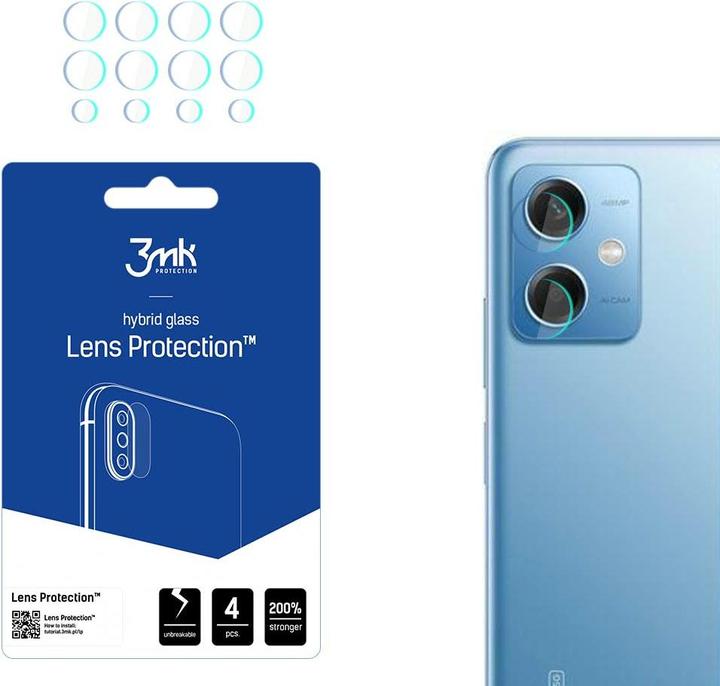 Actual product image 3MK Camera Glass For Xiaomi Redmi Note 12 5G / Poco X5 5G 7H For Series Lens Protection Lens (1 Piece, Xiaomi Redmi Note 12 5G)