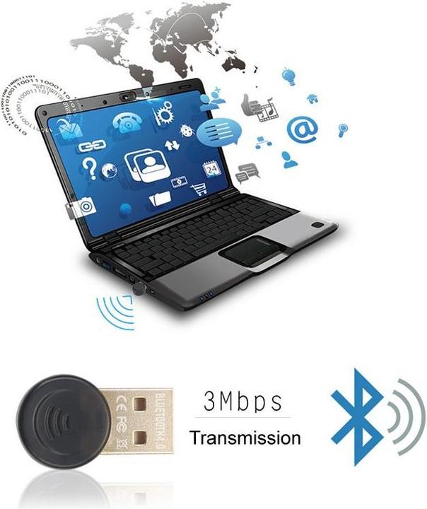 Produktbild OEM Bluetooth 4.0 USB Module (v2.1 Back-Compatible) (Funkmodul)
