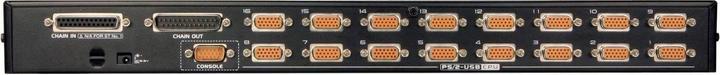 Image du produit Aten CS1708A, Commutateur KVM 8 ports 2x PS2/ USB, VGA, daisychain