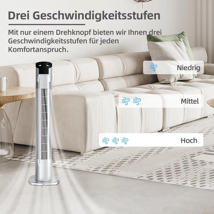 Immagine prodotto Be Cool BC78TUST2201 Ventilatore a torre da 78 cm