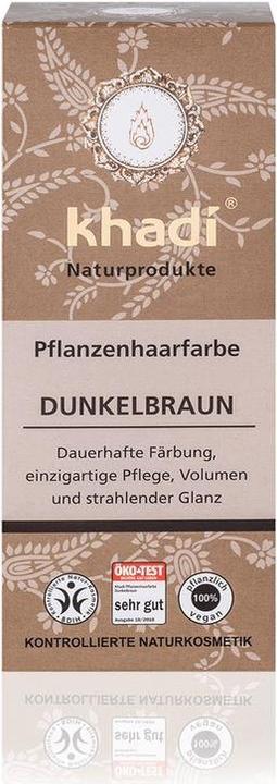 Khadi Pflanzenhaarfarbe (Dunkelbraun)