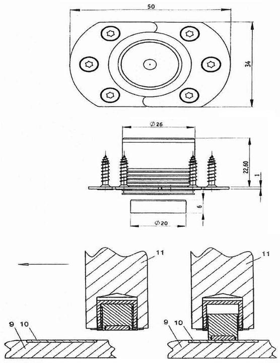 Actual product image Werkstarck Holding magnets (1 Piece)
