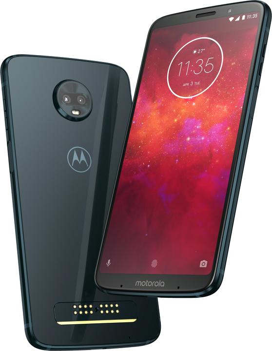 Produktbild Motorola Moto Z3 Play (64 GB, Deep Indigo, 6.01", Hybrid Dual SIM, 12 Mpx, 4G)
