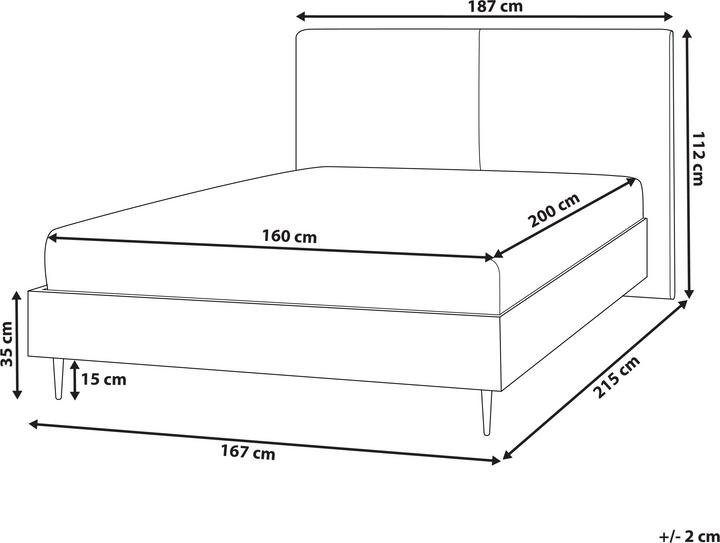 Actual product image Beliani Izernore (160 x 200 cm)
