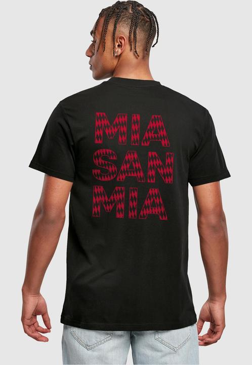 Actual product image FC Bayern München Logo Red T-Shirt Round Neck - 115365 (5XL)