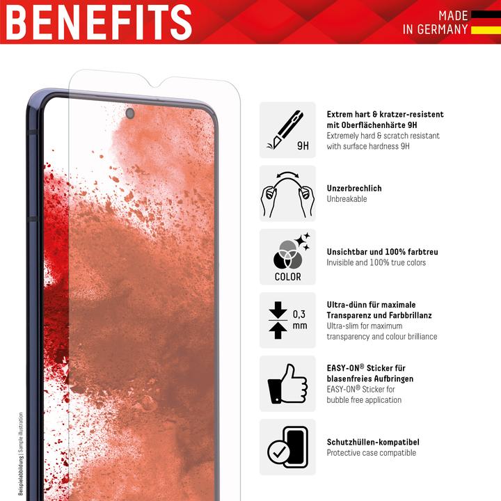 Immagine prodotto Displex Smart Glass, Displayschutzfolie (1 Pezzo/i, Samsung Galaxy A23, Samsung Galaxy A23 5G)
