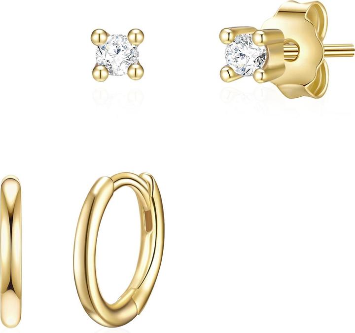 Image du produit Lulu & Jane Parure femme (boucles d'oreilles 2 pièces) laiton - 35234 (Laiton)