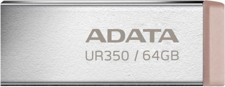 Actual product image Adata Pendrive UR350 USB3.2 Gen1 Metal brown (64 GB, USB-A)