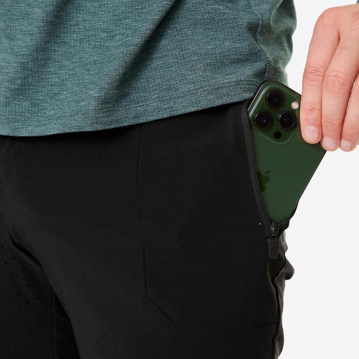 Immagine prodotto Rockrider Pantaloncini da ciclismo MTB estate all mountain leggeri e traspiranti donna/uomo nero (3XL)
