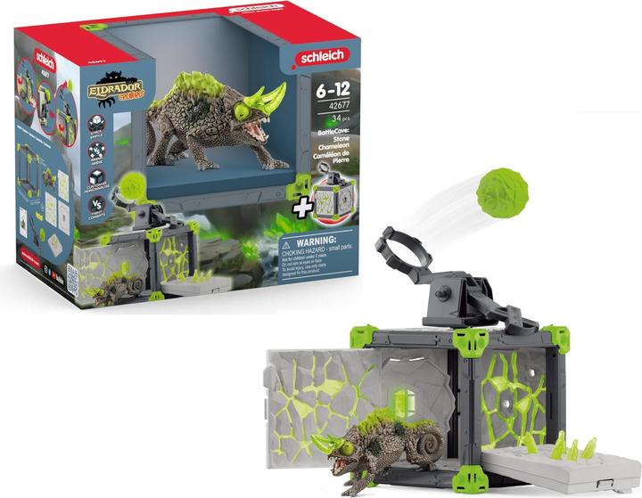 Produktbild Schleich BattleCave Steinchamäleons