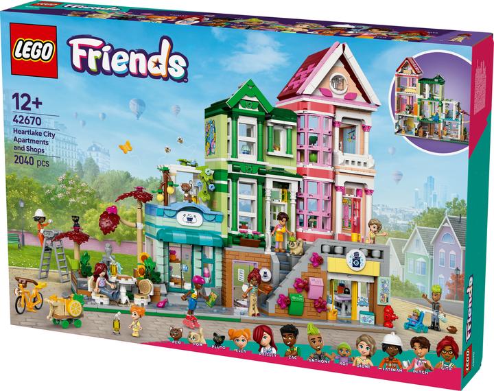 Produktbild LEGO Heartlake City Wohn- und Einkaufsstrasse (42670, LEGO Friends)