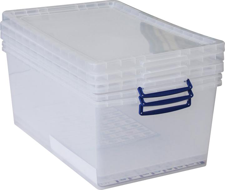 Image du produit Really Useful Box Coffret plastique de 3 (70 x 44 x 28 cm, 62 l)