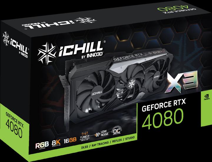 Produktbild Inno3D GeForce RTX 4080 iChill X3 (16 GB)