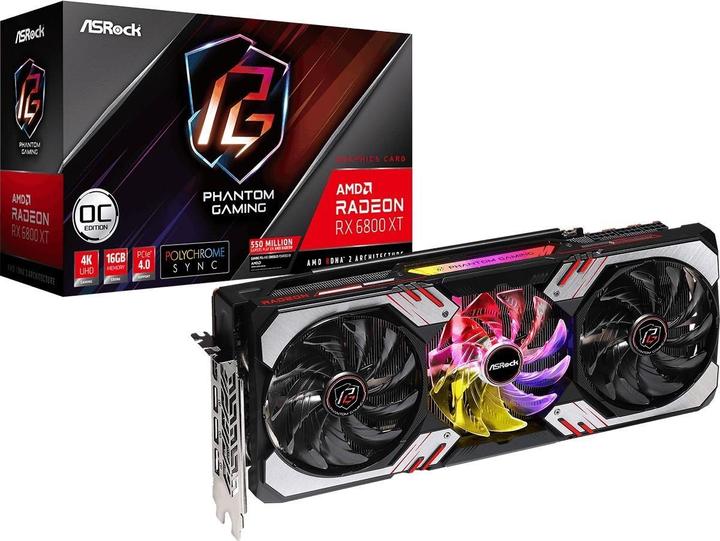 Actual product image AsRock Radeon RX 6800 XT Phantom Gaming (16 GB)