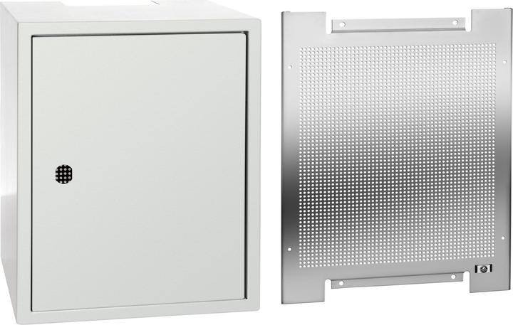 Televes MPTGH 34 armadio di montaggio con piastra perforata e chiave