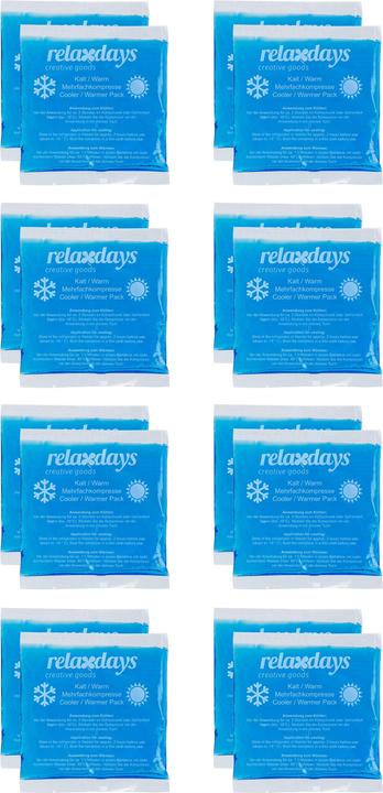 Produktbild Relaxdays 16x Kühlpad (16 x, 140 g)