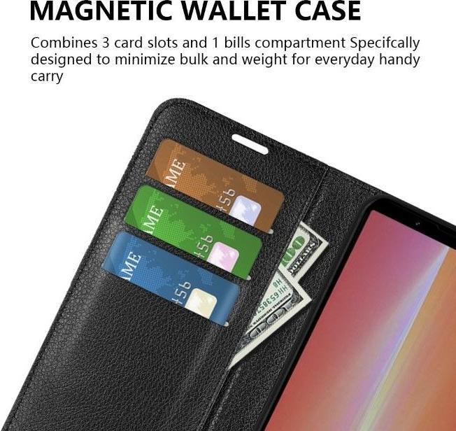 Produktbild MU Classic Litchi Leder Bookcover Series (Sony Xperia 5 V)