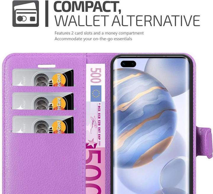 Actual product image Cadorabo Book with stand function cover (Honor 30 Pro+)
