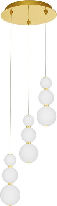 Immagine prodotto Nova Luce PERLA Lampada a sospensione LED oro 23W bianco caldo 150x31cm dimmerabile 9695242