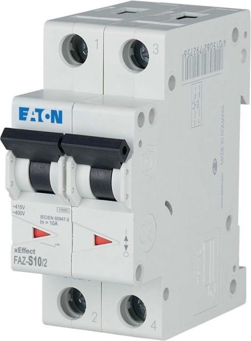 Actual product image Eaton Automatic circuit breaker 10A 2-pole