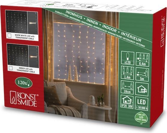 Produktbild Konstsmide LED-Lichtervorhang (1.40 m)