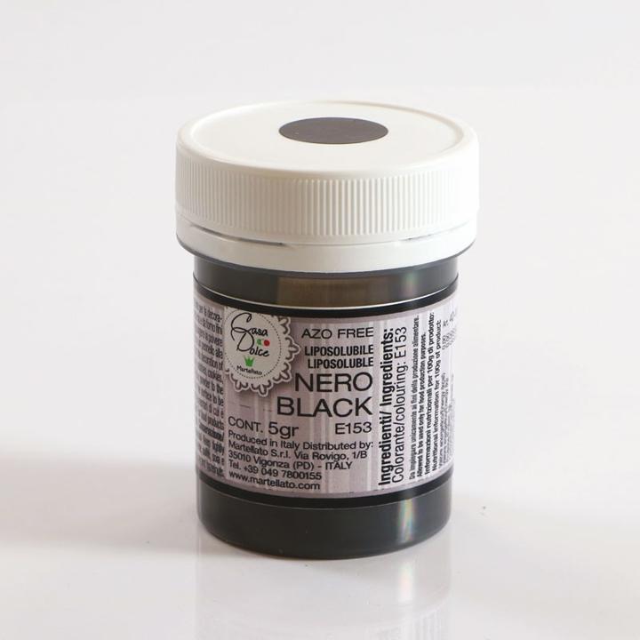 Produktbild Martellato Fettlösliche Pulverfarbe Black für Schokolade