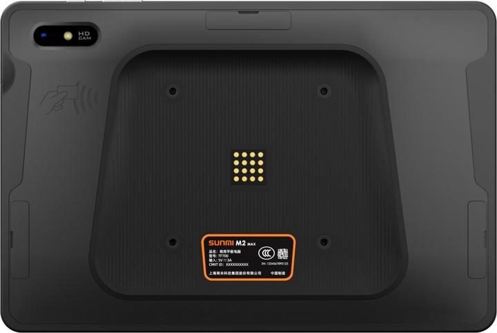 Actual product image Sunmi Tablet M2 Max 10.1 Business Pad, Android 9, 4 + 64GB, 5M + 13M, FHD, NFC + PSAM, WIFI, EU 4G (4G, 10.10", 64 GB, Black)