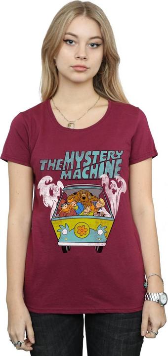 Actual product image Scooby Doo Womens/Ladies Mystery Machine Cotton T-Shirt (S)
