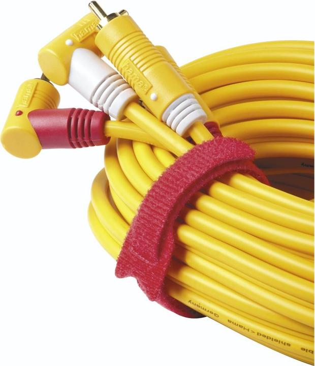 Actual product image Hama Velcro cable ties, reusable, 12 x 145 mm, coloured, 12 pieces (Plastic cable ties, 145 mm, 12 pcs.)